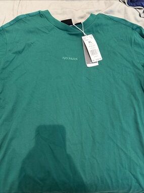 IVY PARK Adidas Men’s Green Crewneck Short Sleeve Tee